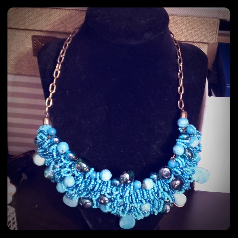 Chunky Turquoise Necklace